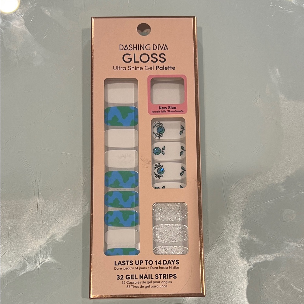 Dashing Diva Gloss Gel Palette - Blue and Silver
